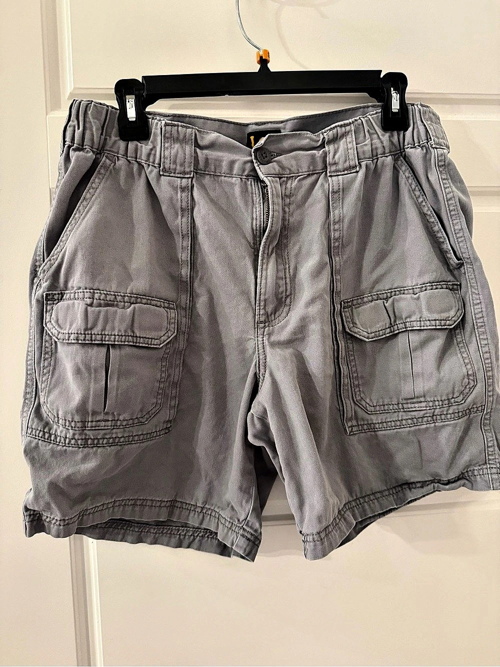 Lee Extreme Comfort Cargo Shorts Gray 34